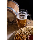 Кружка для пива охлаждающая, 600 мл, пластик, прозрачная - Фото 19