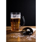 Кружка для пива охлаждающая, 600 мл, пластик, прозрачная - Фото 5