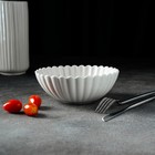 Салатник Magistro «Цветок», 450 мл, d=16 см, фарфор, белый - Фото 11