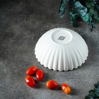 Салатник Magistro «Цветок», 450 мл, d=16 см, фарфор, белый - Фото 6