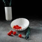 Салатник Magistro «Цветок», 450 мл, d=16 см, фарфор, белый - Фото 7