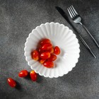 Салатник Magistro «Цветок», 450 мл, d=16 см, фарфор, белый - Фото 9