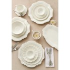 Тарелка Magistro «Цветок», d=25 см, фарфор, белая - Фото 9