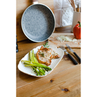 Блюдо керамическое «Жемчуг», 28×18 см, цвет белый - фото 24676647