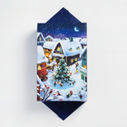 Сборная коробка-конфета «Новогодняя деревушка», 9,3 × 14,6 × 5,3 см - Фото 4