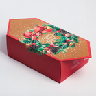 Сборная коробка-конфета «Уютный новый год», 9,3 × 14,6 × 5,3 см - Фото 1