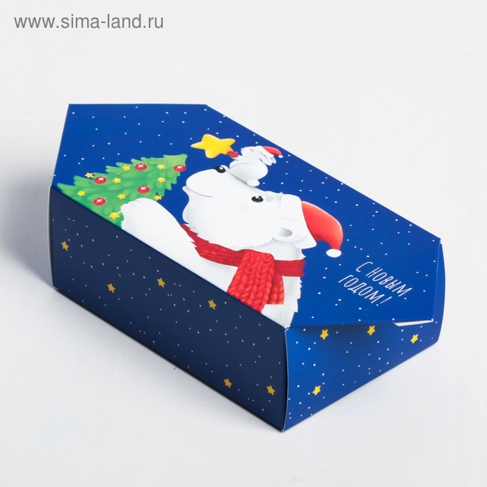 Сборная коробка-конфета «Волшебных моментов», 9,3 × 14,6 × 5,3 см