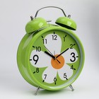 Часы - будильник настольные "Ромашка", с подвесом, дискретный ход, d-20 см, 32 х 23 см, 2АА - фото 8221218