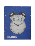 Часы - будильник настольные "Классика", с подвесом, дискретный ход, d-20 см, 30 х 23 см, 2АА - Фото 8