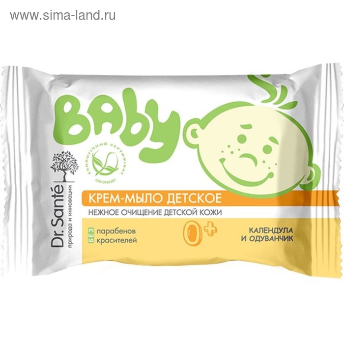 Крем-мыло Dr.Sante Baby «Календула, одуванчик», детское, 0+, 90 г - Фото 1