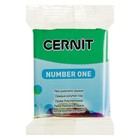 Полимерная глина запекаемая, Cernit Number One, 56 г, зелёный лишайник, №652 - Фото 1