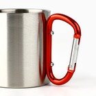 Кружка туристическая с карабином «Иди в поход», 180 мл - Фото 5