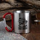 Кружка туристическая с карабином «What stopping you», 180 мл - Фото 1