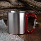 Кружка туристическая с карабином «What stopping you», 180 мл - Фото 2