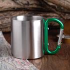 Кружка туристическая с карабином «Лучший охотник», 180 мл - Фото 2