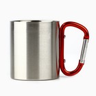 Кружка туристическая с карабином «Счастье в горах», 180 мл - Фото 3