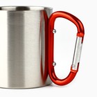 Кружка туристическая с карабином «Счастье в горах», 180 мл - Фото 5