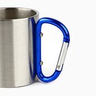 Кружка туристическая с карабином «Папа», 180 мл, МИКС - Фото 5