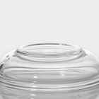Ёмкость стеклянная для мёда и варенья Доляна «Купол», 200 мл, 12,5×12 см - фото 4276087
