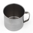 Кружка «Мэйли», 950 мл, d=12 см, толщина 0.33 мм, нержавеющая сталь, хромированная - Фото 3