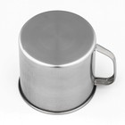 Кружка «Мэйли», 950 мл, d=12 см, толщина 0.33 мм, нержавеющая сталь, хромированная - Фото 4
