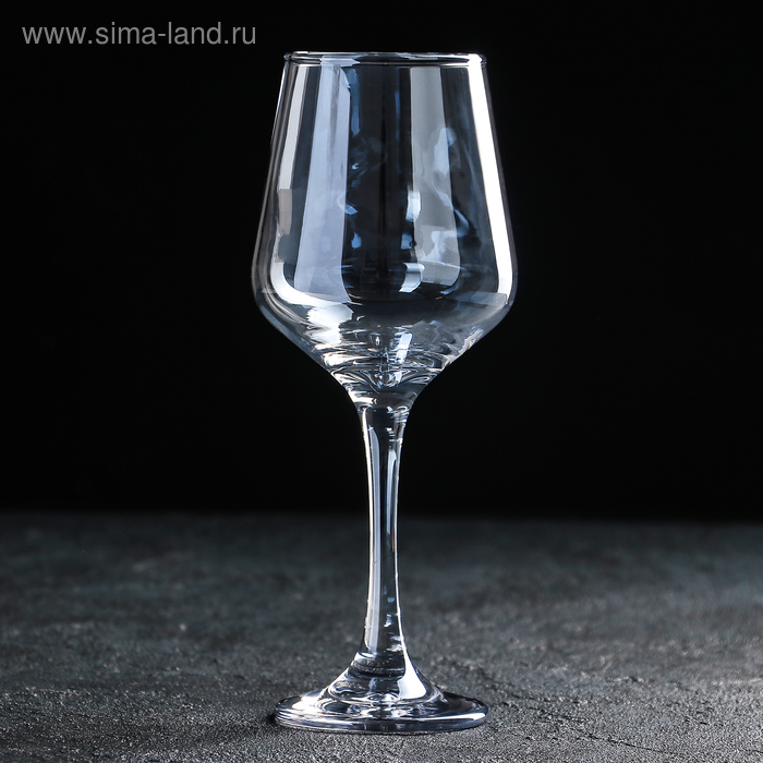 Бокал из стекла для вина «Кьянти», 400 мл, 8,5×22 см, цвет синий - Фото 1