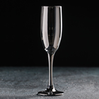 Бокал стеклянный для шампанского «Кьянти», 170 мл, цвет серый - Фото 2