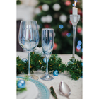 Бокал стеклянный для шампанского «Кьянти», 170 мл, цвет синий - Фото 4