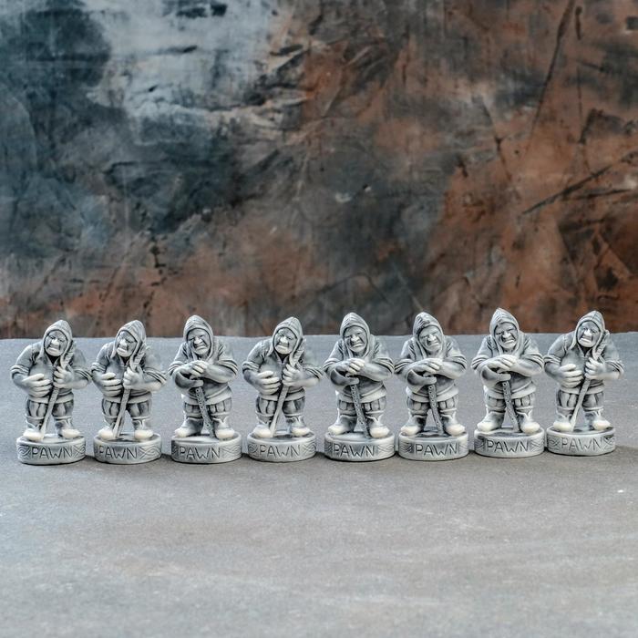 Шахматы "Средневековье" 32 шт, в комплекте фигуры и доска - фото 1905564737