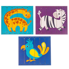 Головоломка. Собери 6 картинок «Африка», двусторонние палочки - Фото 3