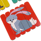 Головоломка «Лес», 6 картинок, двусторонние палочки - Фото 5