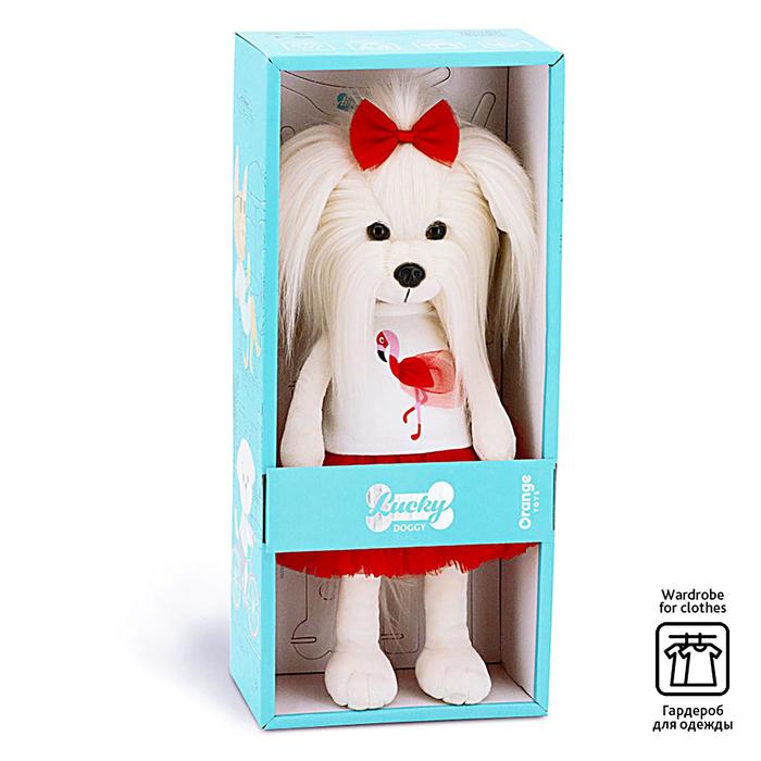 Мягкая игрушка «Lucky Mimi: Любовь и фламинго», с каркасом, 37 см - фото 1887880408
