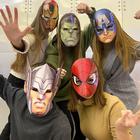 Набор карнавальных масок "Супергерои", 5 штук, Мстители - фото 8658215