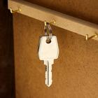 Ключница  "Букет сирени" венге 19х24 см - фото 20947726