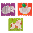 Головоломка Лесная мастерская «Собери 6 картинок. Ферма», двусторонние палочки - Фото 5