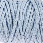 Шнур для рукоделия хлопковый  100% хлопок 4 мм, 50м/140гр (голубой) - Фото 1