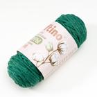 Шнур для рукоделия хлопковый  100% хлопок 4 мм, 50м/140гр (т. зеленый) - Фото 6