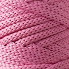 Шнур для рукоделия полиэфирный  4 мм, 50м/110гр (розовый) - Фото 3