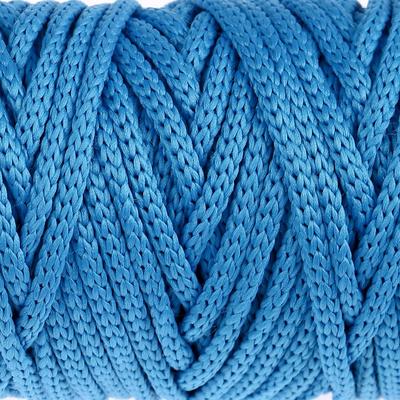Шнур для рукоделия полиэфирный 4 мм, 50м/110гр (синий)