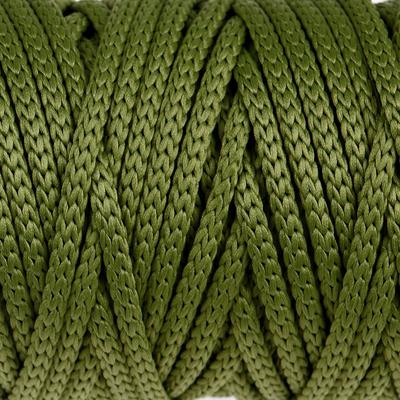 Шнур для рукоделия полиэфирный 4 мм, 50м/110гр (оливковый)