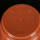 Горшок с поддоном «Виола», 3,5 л, цвет коричневый - Фото 3