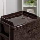 Комод широкий «Лаура», 4-х секционный, коричневый - Фото 2