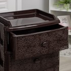 Комод широкий «Лаура», 4-х секционный, коричневый - Фото 3