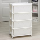 Комод 4-х секционный широкий «Флоран», цвет белый - Фото 5