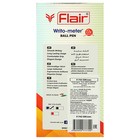 Ручка шариковая Flair. Writo-Meter DX, синий стержень, игольчатый узел 0.6 мм (длинна письма 10 км) - Фото 3