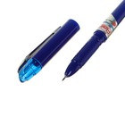 Ручка шариковая Flair Writo-Meter DX узел-игла 0.6, (пишет 10 км), шкала на стержне, синий - Фото 5