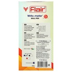 Ручка шариковая Flair. Writo-Meter DX, синий стержень, игольчатый узел 0.6 мм (длинна письма 10 км) - Фото 8
