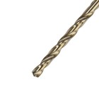Сверло по металлу ТУНДРА, HSS-Co (5% кобальта), цилиндрический хвостовик, 4.8 мм - Фото 2