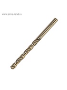 Сверло по металлу ТУНДРА, HSS-Co (5% кобальта), цилиндрический хвостовик, 8×115 мм - Фото 2