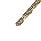 Сверло по металлу ТУНДРА, HSS-Co (5% кобальта), цилиндрический хвостовик, 8×115 мм - Фото 2